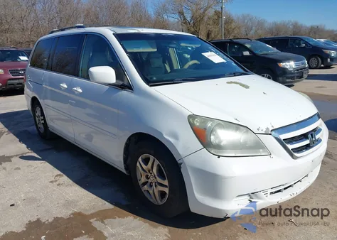 2005 Honda Odyssey Ex-L z USA, uszkodzony, nr VIN 5FNRL38785B017462